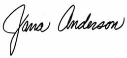 Jana's Signature