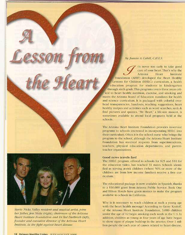 Healthy Living article - May take a moment to load